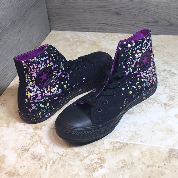 Converse CTAS HI BLACK/MULTI black/mult/conv - Picture 4 of 8